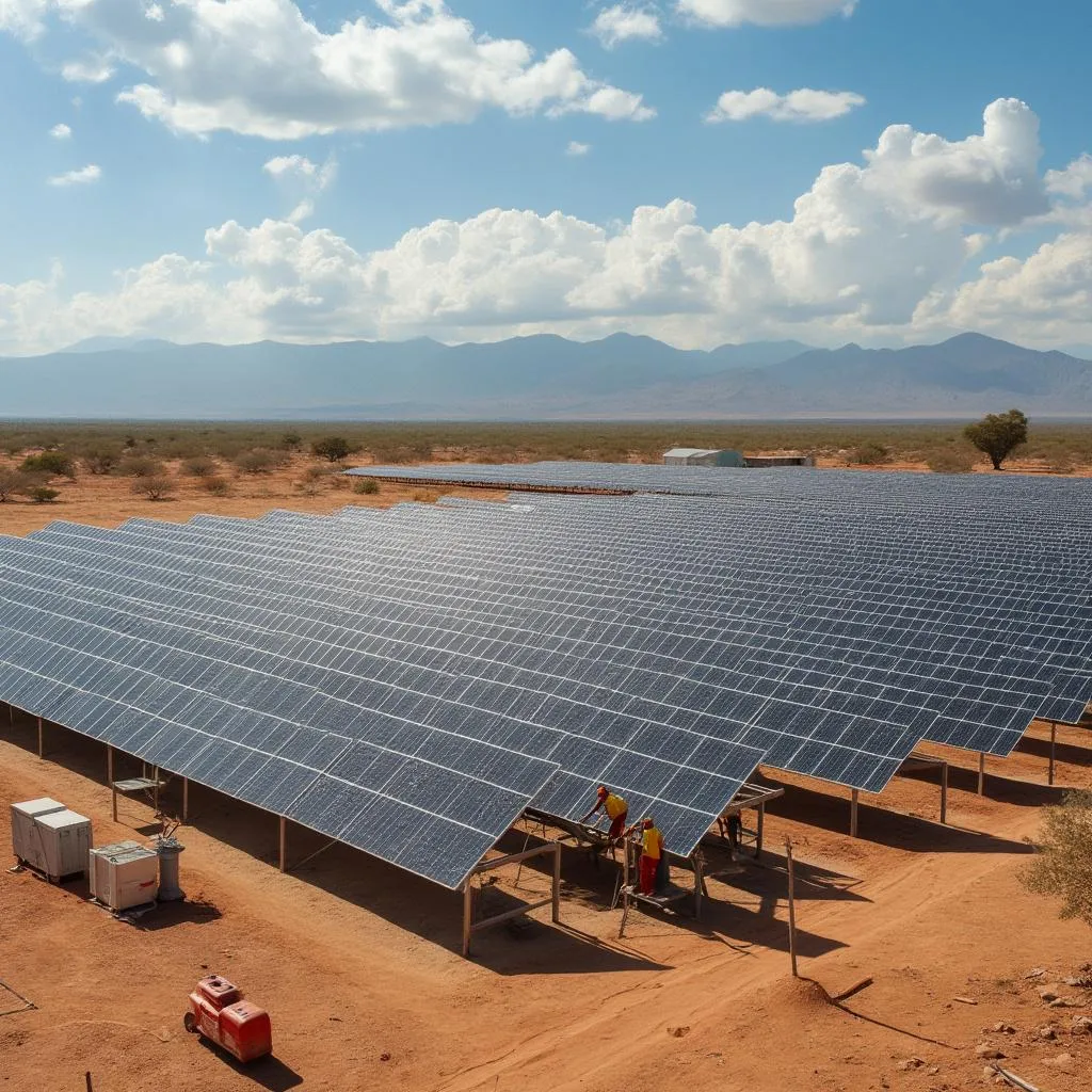 Proyecto de energía solar en La Guajira