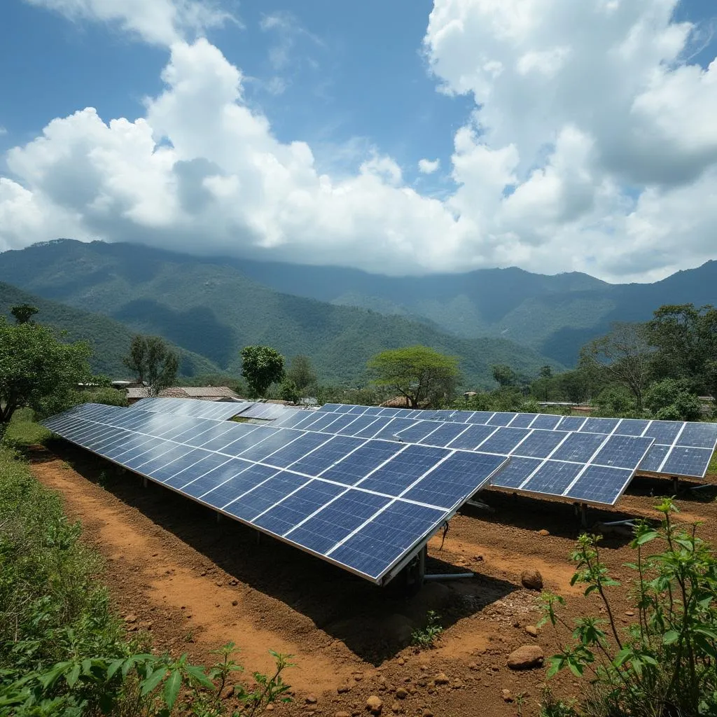 Proyecto de energía renovable en Colombia